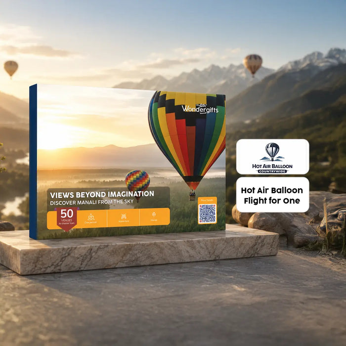 Breathtaking Tethered Hot Air Balloon Ride Over Manali with Panoramic Views
