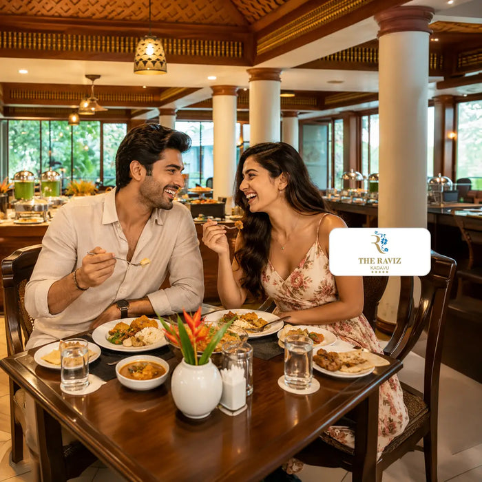 Buffet Lunch Experience for Two at Keraleeyam, The Raviz Resort & Spa Kadavu in Kozhikode