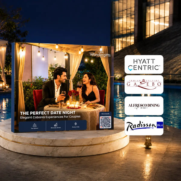Cabana Dining Gift Box: Romantic Private Dining Experiences for Two Across India