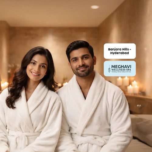 Calming 60-Minutes Couple Swedish Massage at Meghavi Wellness Spa - Banjara Hills - Hyderabad