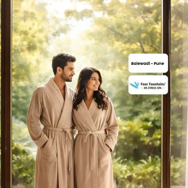 Calming 90-Minute Couple Massage at Four Fountains Spa - Balewadi - Pune