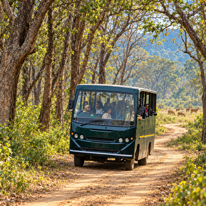 Captivating 16-Seater Shared Canter Safari in Dhikala Zone of Jim Corbett National Park