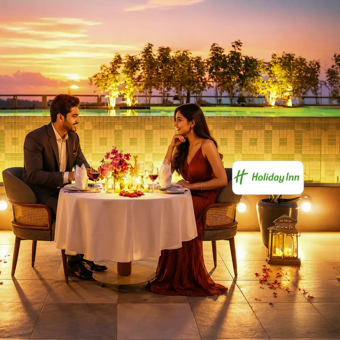 Intimate 3-Course Candlelight Dinner for Two at Holiday Inn Gurugram