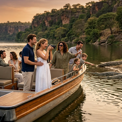 Chambal Safari Adventure in Sawai Madhopur for Minimum 4 Guests