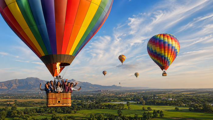Scenic Tethered Hot Air Balloon Shared Ride in Pachmarhi with Satpura Adventure Club