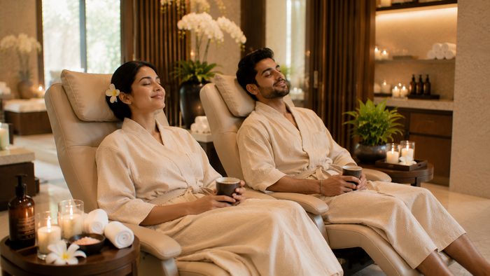 Rejuvenating One-Hour Couple Swedish Massage at Meghavi Wellness Spa - Nexus Vega City - Bengaluru