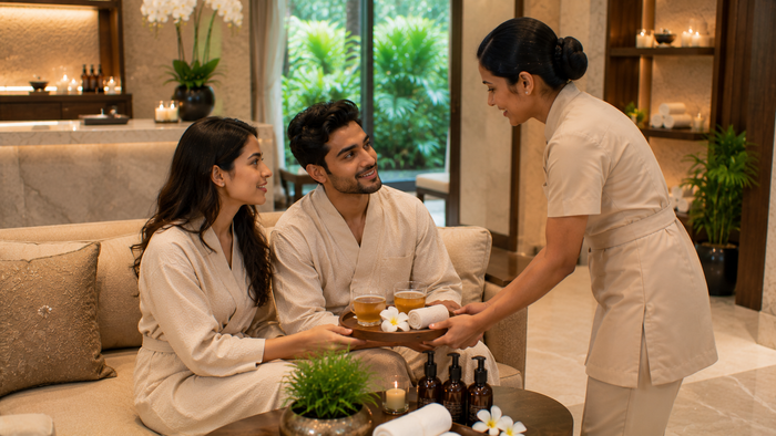 Soothing One-Hour Couple Swedish Massage at Meghavi Wellness Spa - Miyapur - Hyderabad