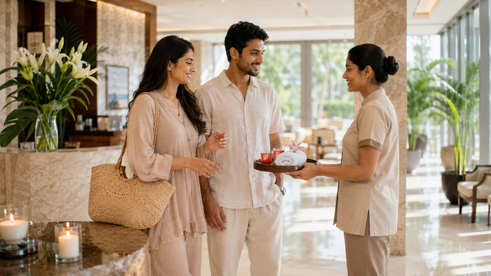 Rejuvenating One-Hour Couple Swedish Massage at Meghavi Wellness Spa - Radisson Blu - Faridabad