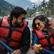 Romantic Himalayan Couples Boating Experience on the Beas River, Manali
