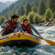 Romantic Himalayan Couples Boating Experience on the Beas River, Manali