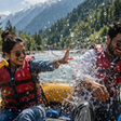 Romantic Himalayan Couples Boating Experience on the Beas River, Manali