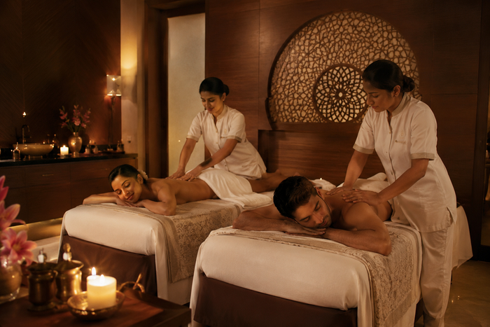 Restorative One-Hour Couple Massage at Panghat Spa by Zivaya at Shiv Niwas Palace - Udaipur