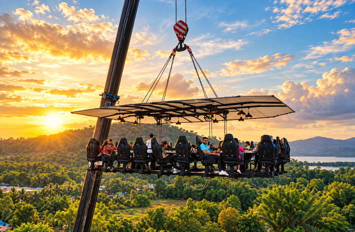 Sky Dining Mumbai - Spectacular Aerial Dining Experience with Panoramic Views