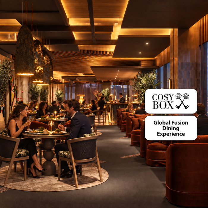 Cosy Box Mumbai - Premium 3-Course Global Fusion Dining Experience for Two