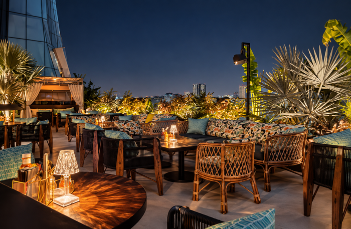 The Sky High Noida - Romantic Dining Experience for Two with Rooftop Views