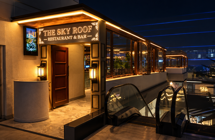 The Sky Roof Gurugram - Rooftop Dining Experience for Two with Skyline Views
