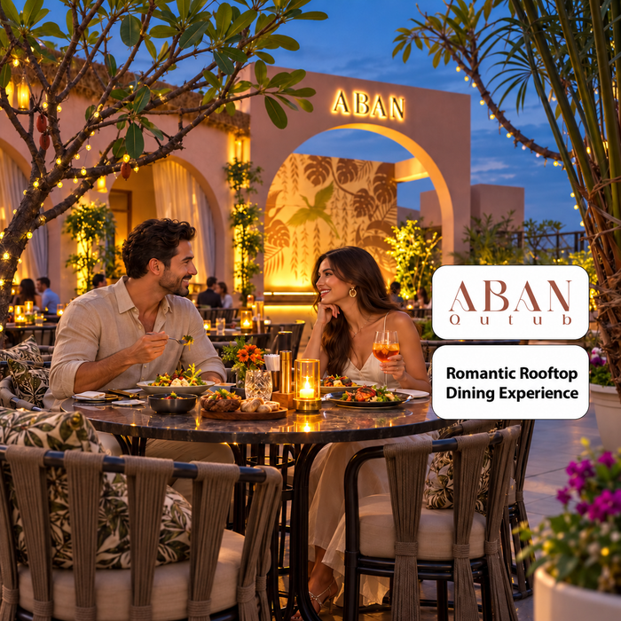 Aban by Thai High New Delhi - Romantic Rooftop Dining Experience for Two