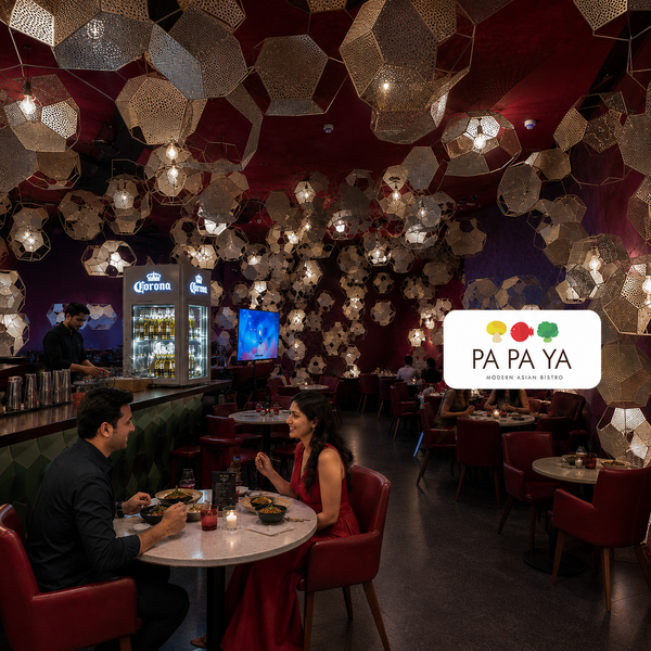 Elegant Vegetarian 4-Course Lunch at Pa Pa Ya Mumbai