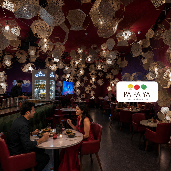 Elegant Vegetarian 4-Course Lunch at Pa Pa Ya Mumbai