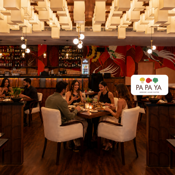 Pan-Asian 7-Course Vegetarian Dinner for One at Pa Pa Ya Mumbai