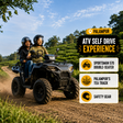 Exciting Sportsman 570 Double-Seater ATV Self-Drive on Palampur's Tea Track