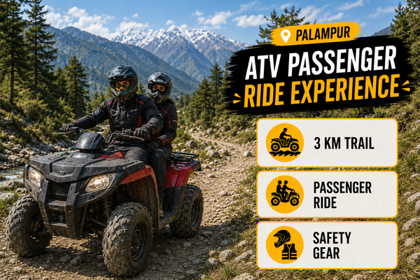 Thrilling 3 KM Razor 570 ATV Passenger Ride Experience in Palampur