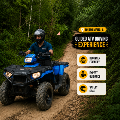 Adventure-Filled ATV Driving Experience on Dharamshala's Rugged Trails
