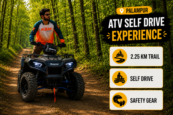 Adventure-Filled Razor 570 ATV Self-Drive Experience in Palampur