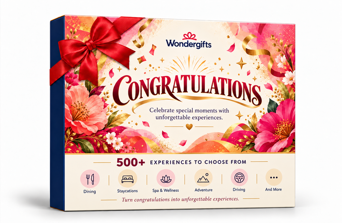 Congratulations Gift Box: Celebrate Special Moments with 500+ Experiences