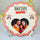 Table Top Round Wooden Photo Gift for Your Loved One | Personalized Desk Decor | WonderGifts.in