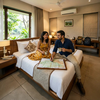Deluxe AC Room Stay at Kolad for Adventure Travelers
