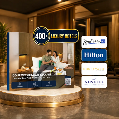 Deluxe Gourmet: Two Night 5-Star Culinary Getaway at 400+ Hotels Across India