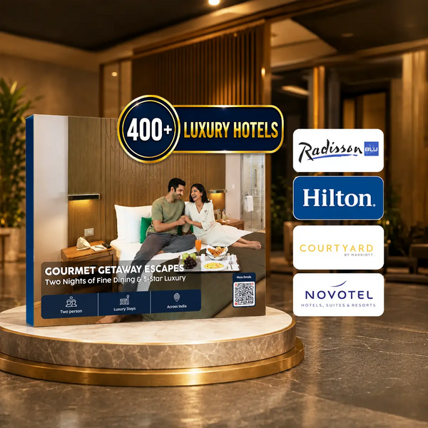 Deluxe Gourmet: Two Night 5-Star Culinary Getaway at 400+ Hotels Across India