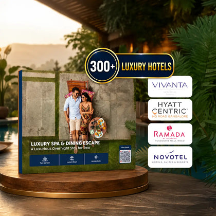 Deluxe Wellness & Gourmet: Overnight Dinner & Spa Stay at 300+ Hotels Across India