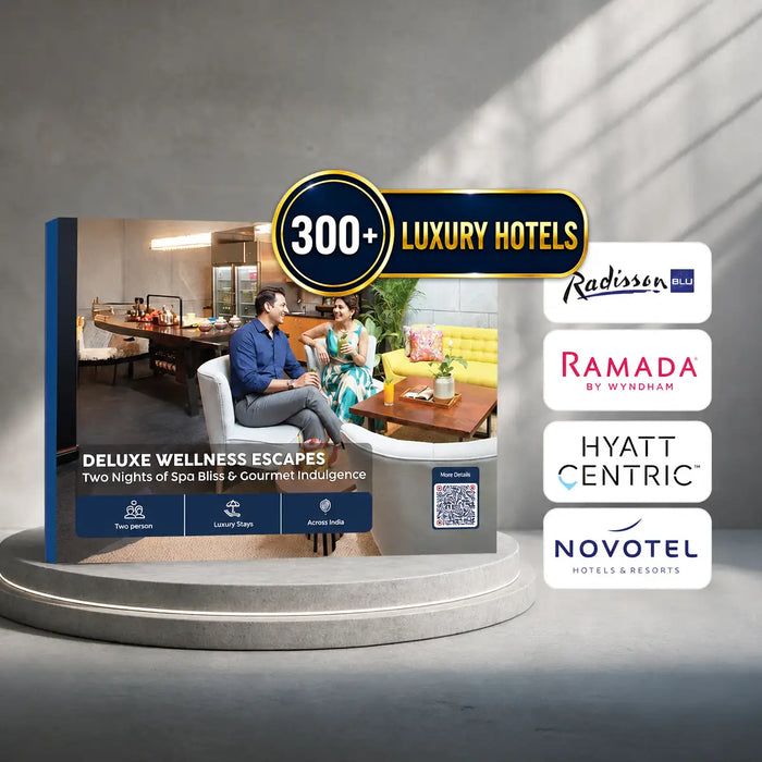 Deluxe Wellness & Gourmet: Two Night Dinner & Spa Retreat at 300+ Hotels Across India
