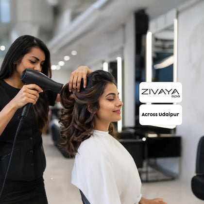 Elegant Hair Styling Experience at Zivaya Spa – Wyndham Grand, Udaipur