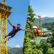Epic 83m Tower Bungee & Flying Fox Combo in Rishikesh with Video & Cab Transfer