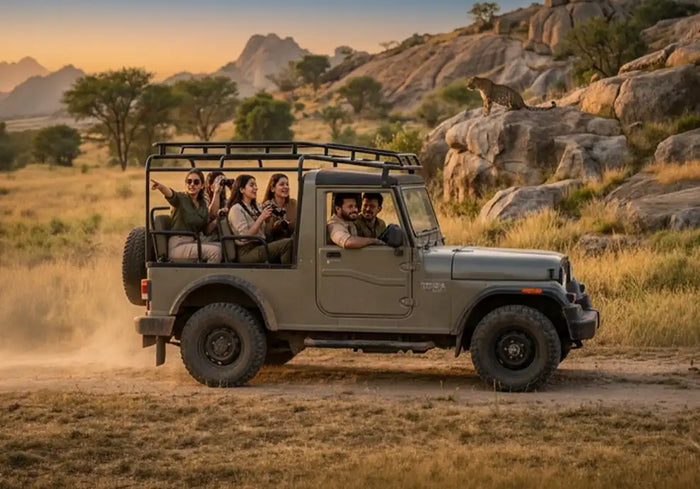 Evening Leopard Safari Experience in Jawai Leopard Conservation Area for One