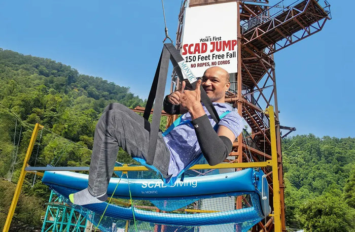 Exhilarating Rishikesh Thrill Combo with Bungee, Reverse Bungee and SCAD Jump