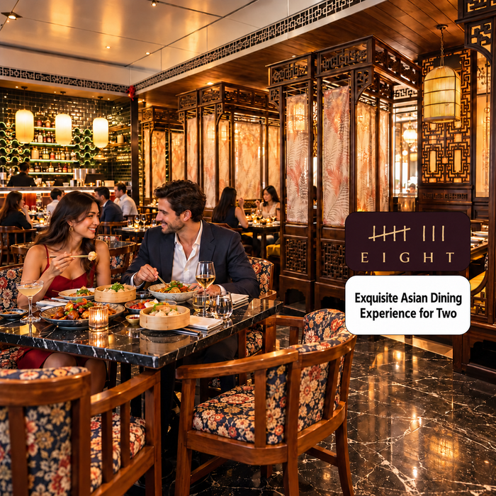Exquisite Asian Dining Experience for Two at Eight Across 4 Locations in India