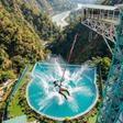 Epic 109m Tandem Splash Bungee for Couples in Rishikesh with Free Video