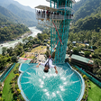 Epic 109m Tandem Splash Bungee for Couples in Rishikesh with Free Video