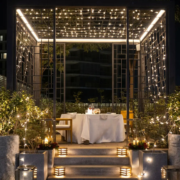Private Vegetarian Candlelight Dinner Experience for Two at RADSUM Aravali Hills Gurugram