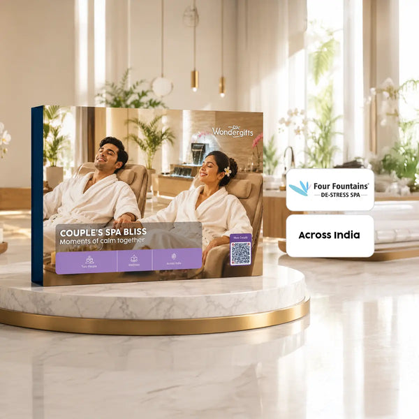 Four Fountains Spa Couples Massage Gift Box: Relaxing Spa Retreats Across India