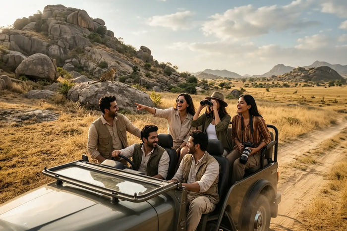 Full Day Shared Jeep Leopard Safari Experience for One in Jawai Leopard Conservation Area