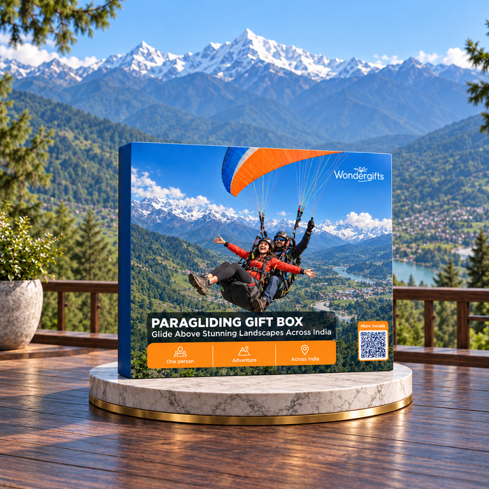 Paragliding Adventure Gift Box: Choose from 15+ Breathtaking Flying Experiences Across India