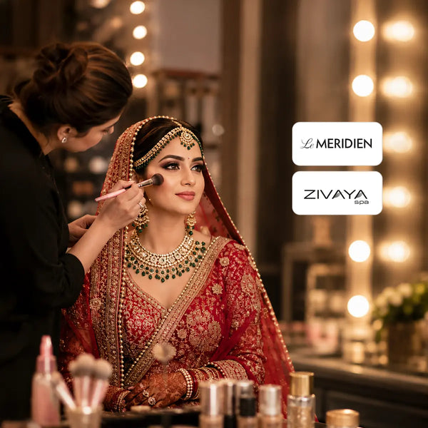 Glamorous Bridal Makeup Experience at Zivaya Spa - Le Meridien Gurgaon - Delhi