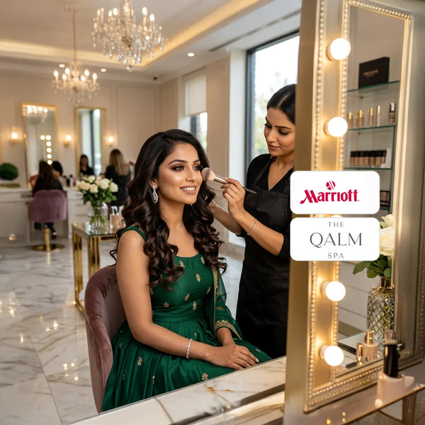 Glamorous Party Makeup at The Qalm Spa & Salon, Indore Marriott Hotel