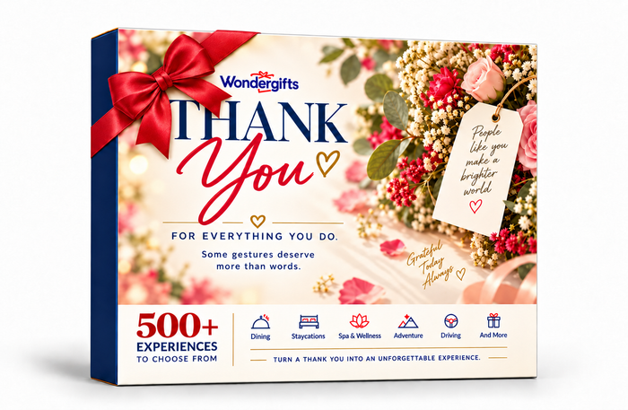 Thank You Gift Box: Variety of 500+ Activities and Amazing Experiences