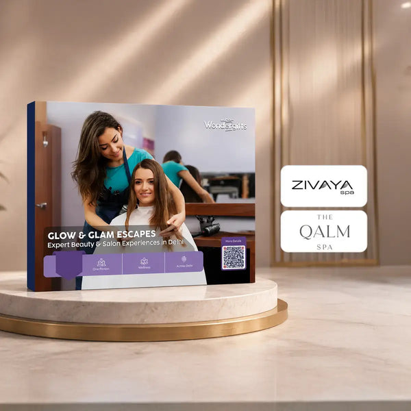 Glow & Glam Gift Box - Choice of One Salon & Beauty Treatment Across Delhi